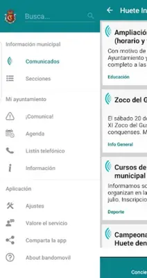 Huete Informa android App screenshot 1