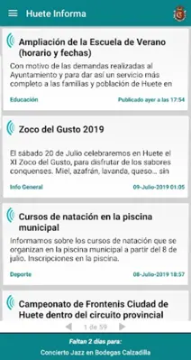 Huete Informa android App screenshot 3